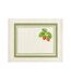 Pack of 4  Strawberry placemat  46cm x 36cm green Evans Lichfield