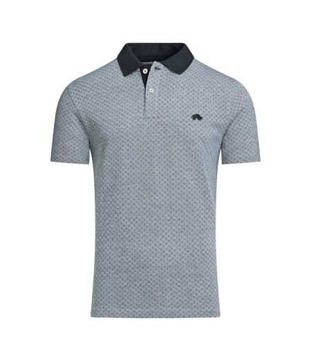 Polo homme noir Raging Bull