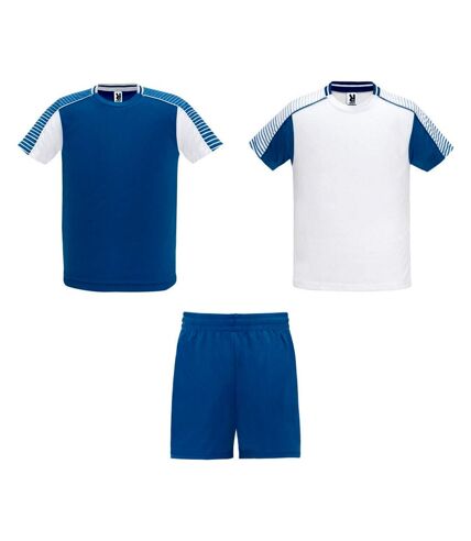 Set de sport juve adulte blanc / bleu roi Roly