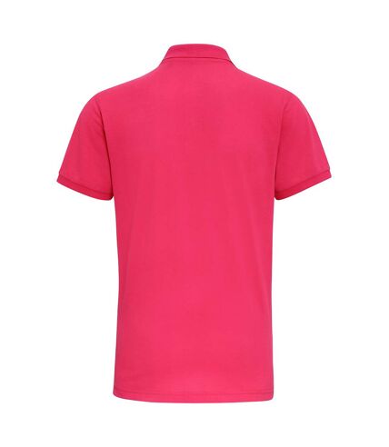 Asquith & Fox Mens Short Sleeve Performance Blend Polo Shirt (Hot Pink)