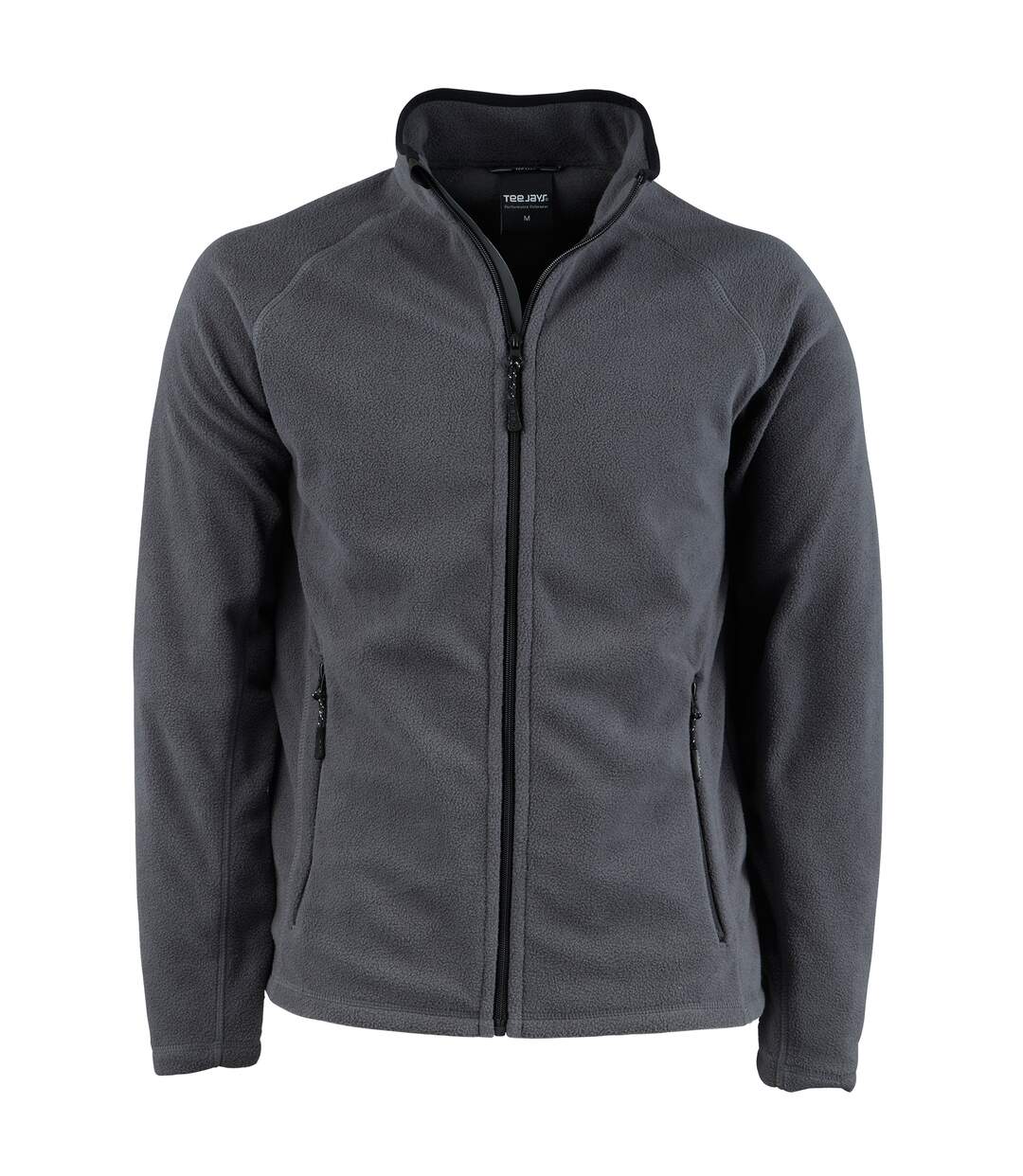 Tee Jays Mens Full Zip Active Lightweight Fleece Jacket (Dark Grey) - UTBC3362