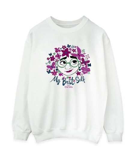 Disney - Sweat ENCANTO MY BEST SELF - Femme (Blanc) - UTBI16800