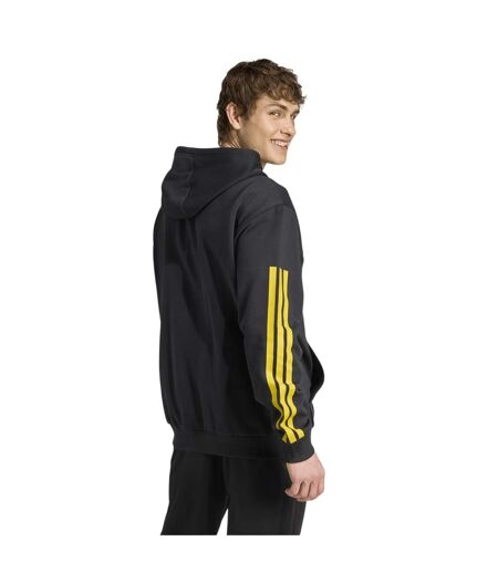 Sweat À Capuche Sport Motif/style À Rayures House Of Tiro Nations Pack Adulte Noir Jaune Or Adidas