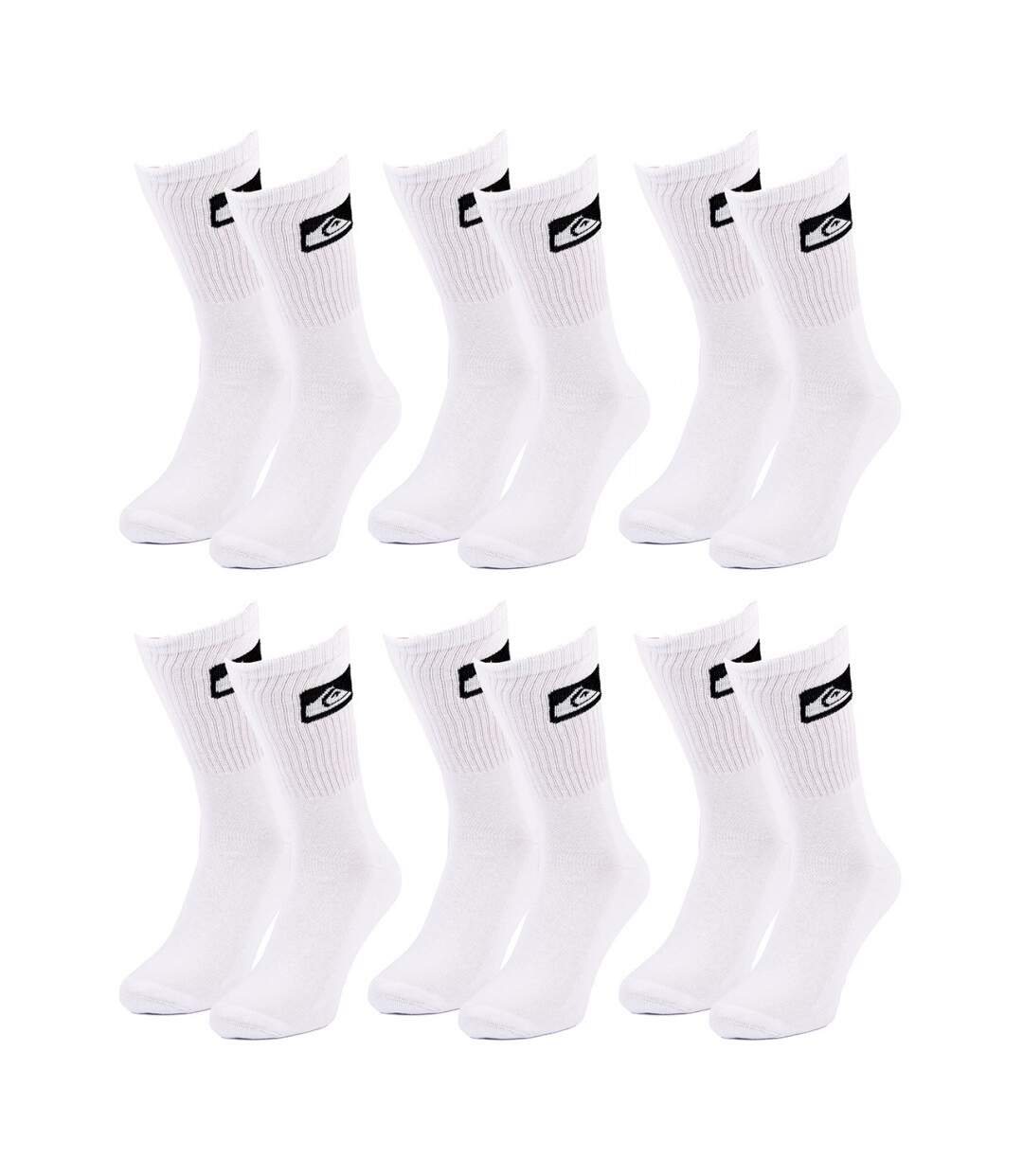 Chaussettes QUIKSILVER CUSHIONED CREW - Pack de 6-2