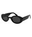 Mens Gilroy Sunglasses One Size Dark Grey Black Palm Angels-2
