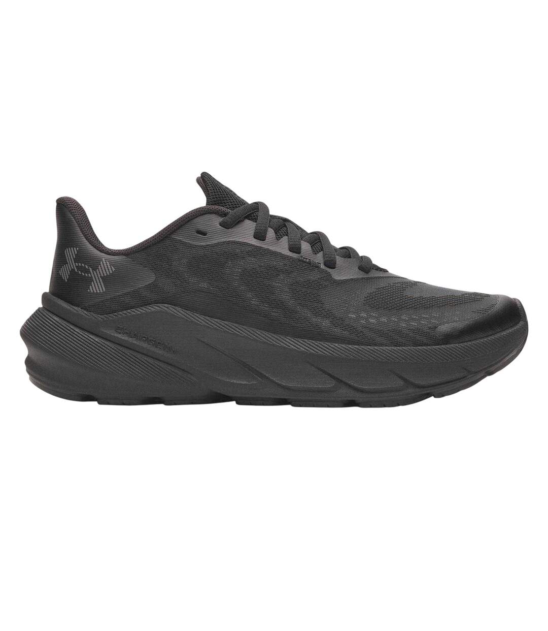 Womens/ladies Armour Charged+ Turbulence 3 Trainers Black Under Armour-1