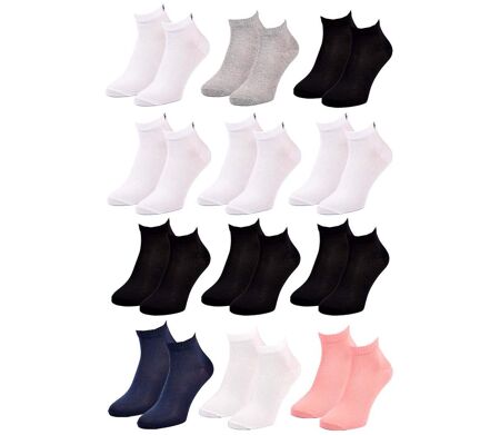 Chaussettes ROXY QUARTER Pack de 12 Paires MULTI62QR