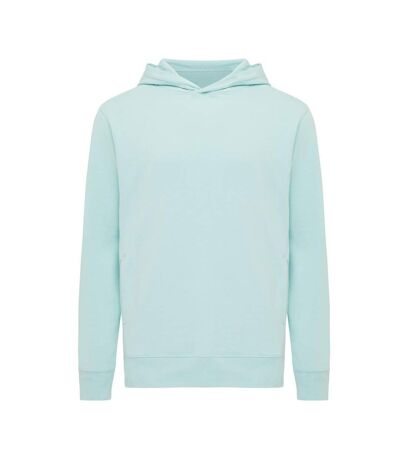 Unisex adult yengo recycled cotton side pocket hoodie sky blue Iqoniq