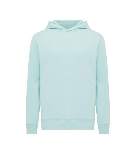 Unisex adult yengo recycled cotton side pocket hoodie sky blue Iqoniq