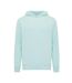 Unisex adult yengo recycled cotton side pocket hoodie sky blue Iqoniq-1