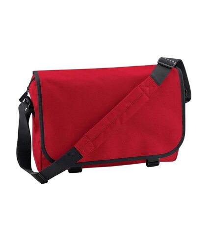 Bagbase Contrast Detail Messenger Bag (Classic Red) (One Size) - UTPC6010
