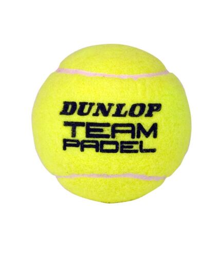 Dunlop Padel Ball (Pack of 3) (Yellow) (One Size) - UTRD2887
