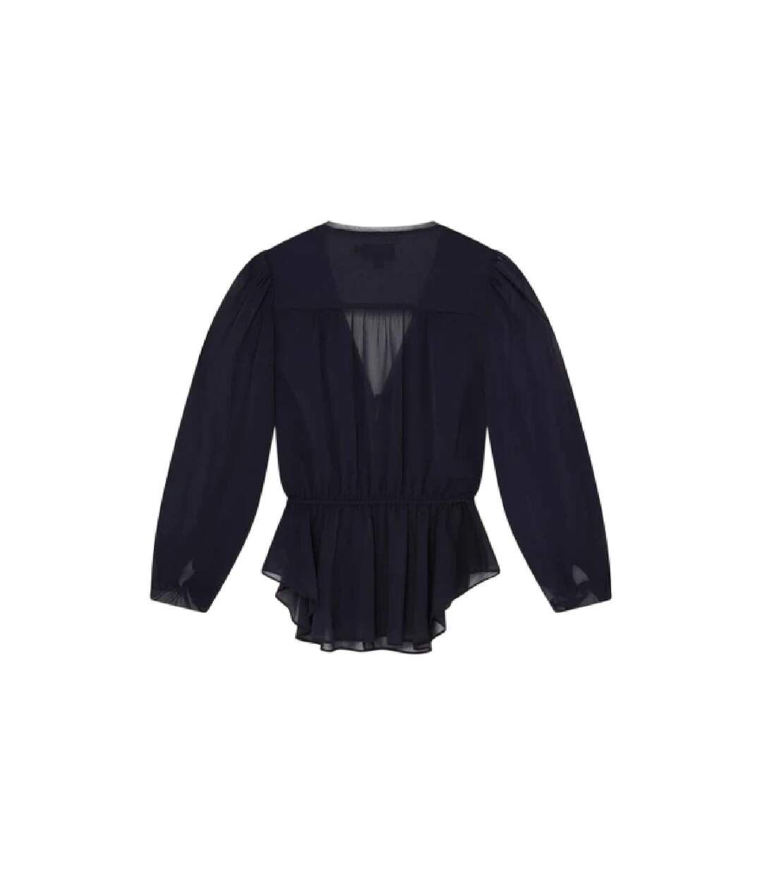 Blouse Manches Bishop Femme Bleu Marine Ted Baker-3