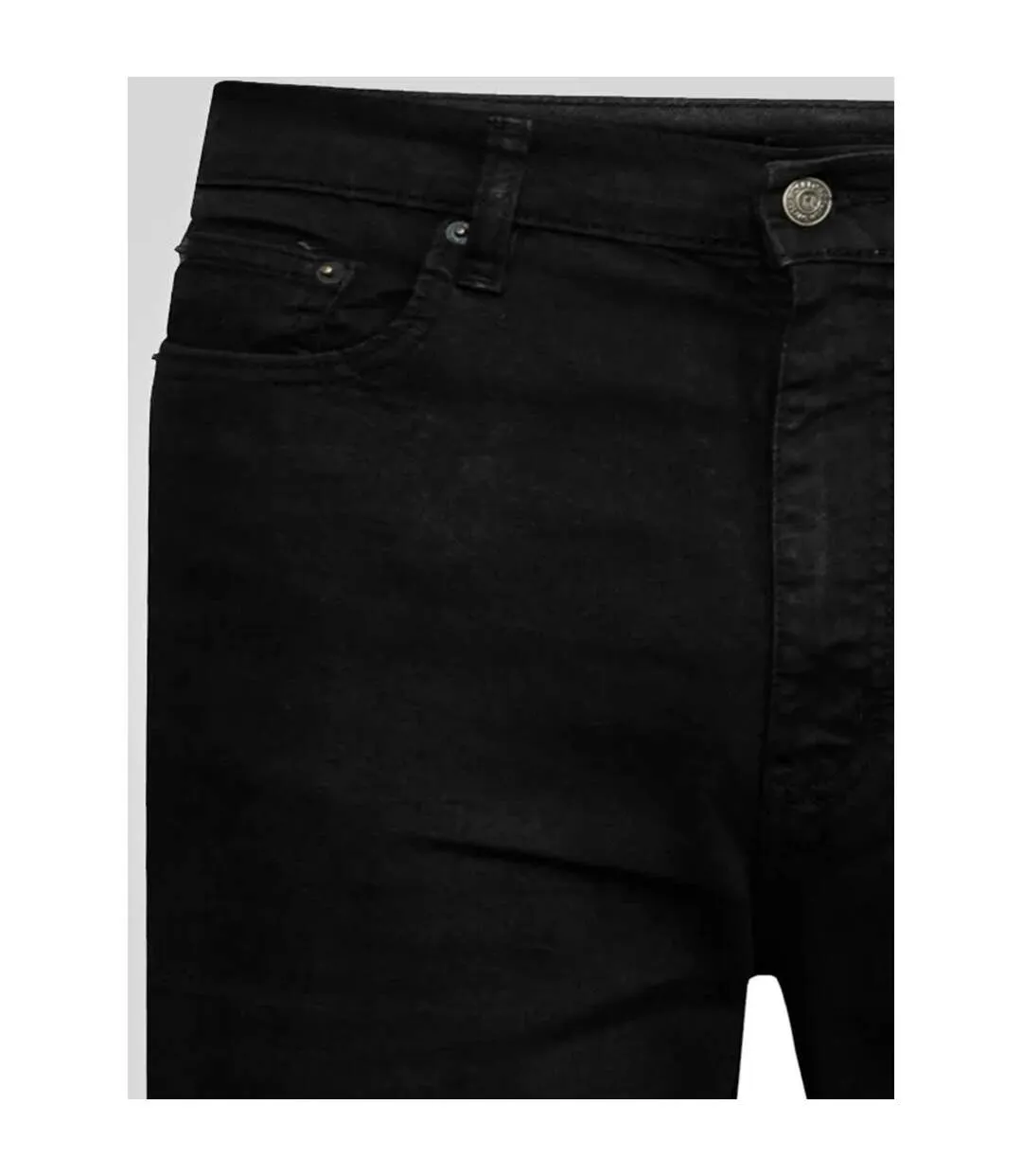 D555 Jean Uni Et Extensible Rockford Carlos Homme Noir Duke-4