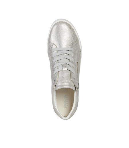 Womens/ladies blomiee trainers silver Geox