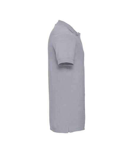 Russell Mens Stretch Short Sleeve Polo Shirt (Light Oxford) - UTBC3257
