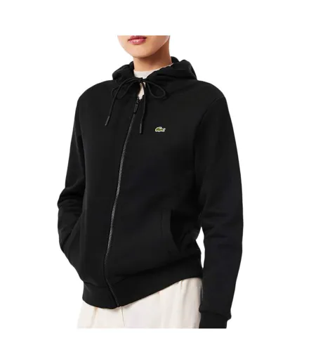 Sweat noir femme lacostesf5256
