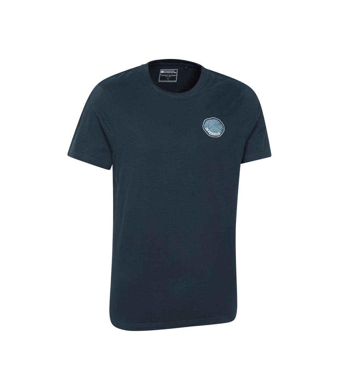T-shirt Inverness Homme Bleu Foncé Mountain Warehouse-4