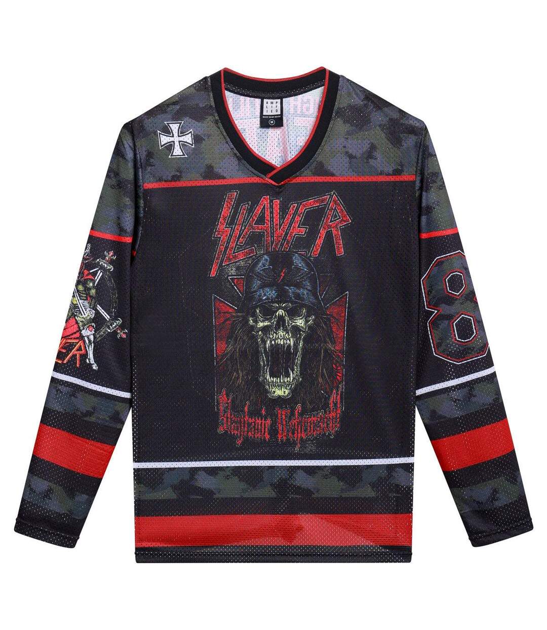 Unisex Adult Slayer Hockey Jersey Black Amplified-1