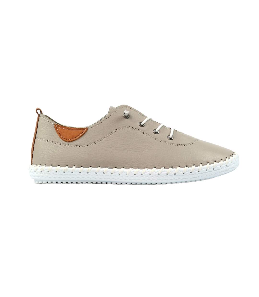 Tennis st ives femme beige gris Lunar-1