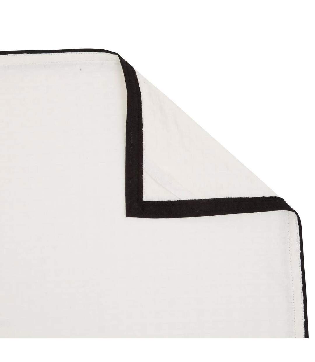 Lot de 2 Torchons de Cuisine Waffle 70x45cm Blanc-2