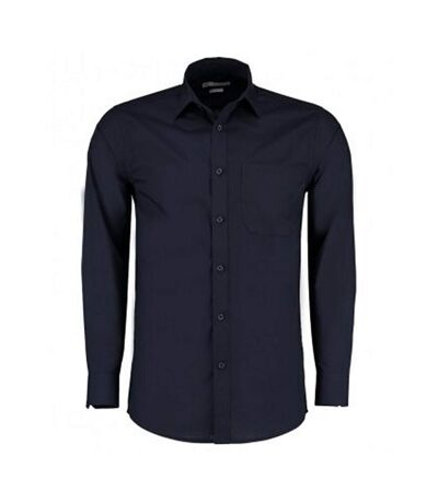 Chemise poplin hommes bleu marine Kustom Kit