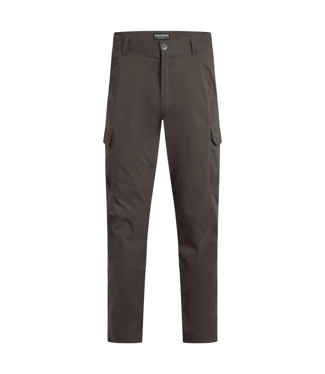 Pantalon Uni À Poches Et Taille Mi-haute Kiwi Pro Homme Kaki Sombre Craghoppers-2