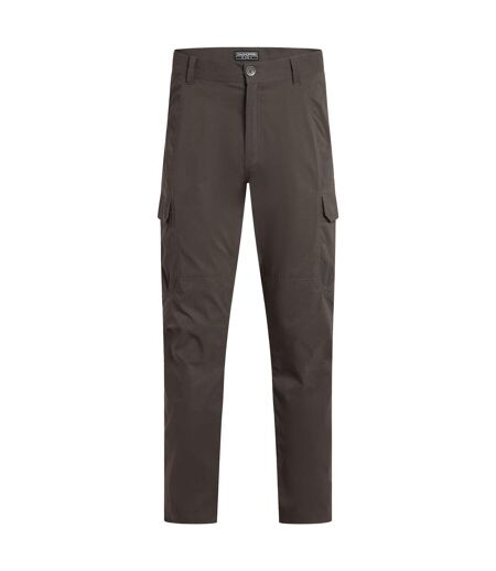 Pantalon Uni À Poches Et Taille Mi-haute Kiwi Pro Homme Kaki Sombre Craghoppers