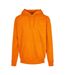 Build Your Brand Mens Heavy Pullover Hoodie (Paradise Orange) - UTRW5681