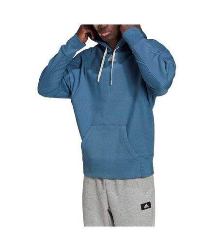 Sweat À Capuche Homme Bleu Adidas