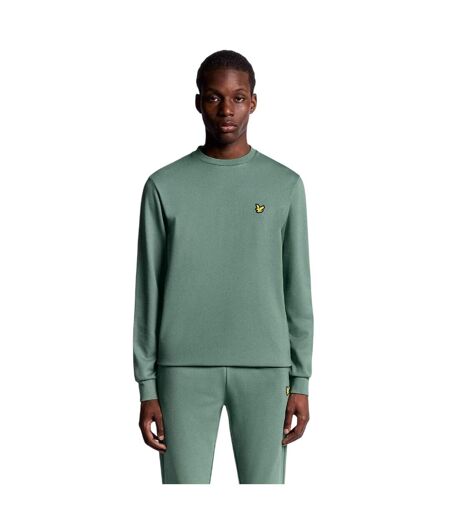 Mens Lightweight Sweatshirt Green Lyle & Scott