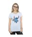 Disney T-shirt en coton hypnotisé Lilo And Stitch Femme/Femme (Gris sportif) - UTBI15540-2