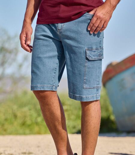 2 darabos, sztreccsfarmer cargo bermuda szett