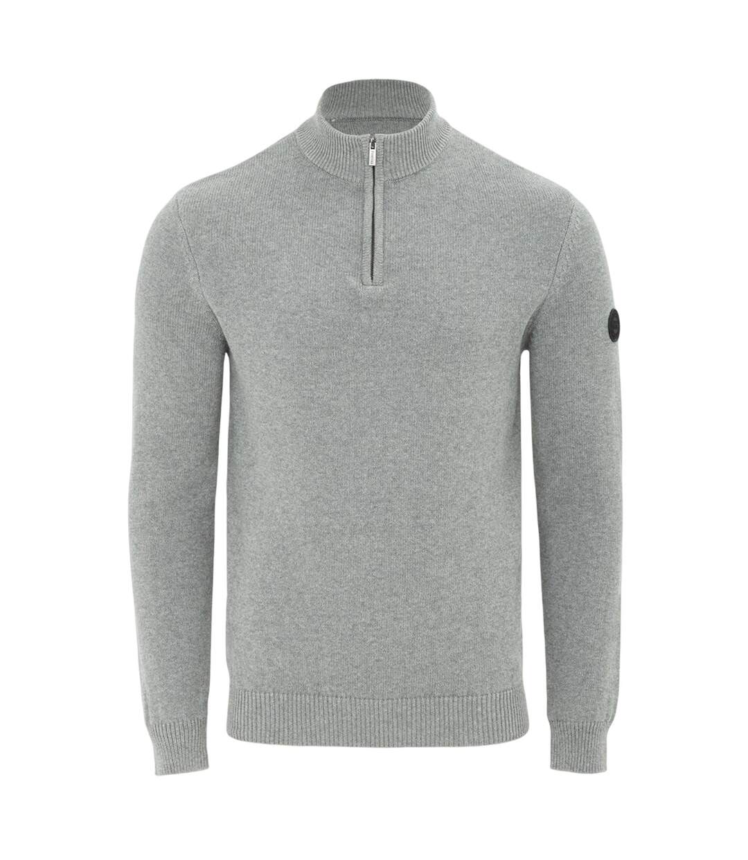 Pull Décontracté Homme Gris Firetrap-1