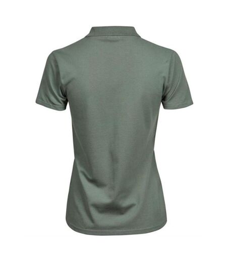 Polo luxury femme vert de gris Tee Jays