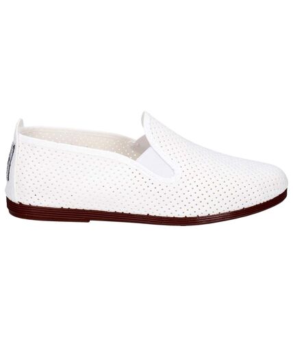 Flossy Womens/Ladies Pulga Slip On Shoe (White) - UTFS6251