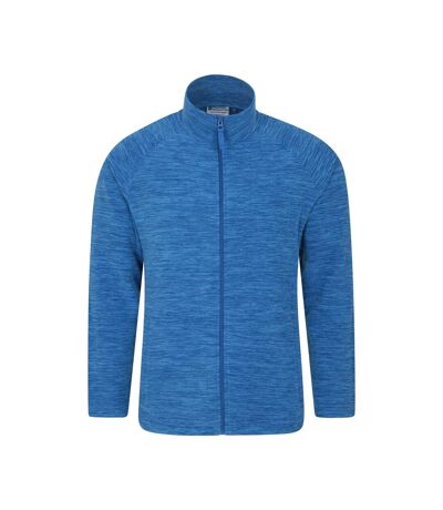Mountain Warehouse Mens Snowdon Marl Fleece Jacket (Blue)