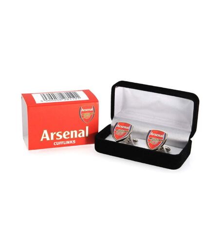 Arsenal FC Cufflinks (Red) (One Size)