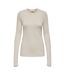T-shirt Motif/style Uni Femme Blanc Cassé Only-2
