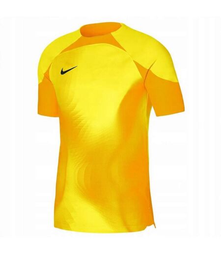 Maillot De Gardien De But Manches Courtes Gardien Homme Jaune Nike