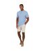 Polo Homme Bleu Clair Brave Soul-2