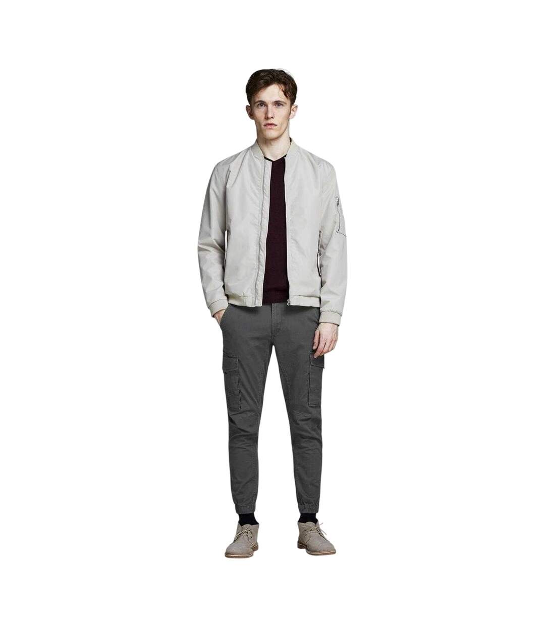 Pantalon À Poches Flake Homme Anthracite Jack And Jones-1