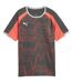 Childrens/kids Individualliga Graphic T-shirt Smoke Grey White Glowing Red Puma-1