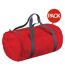 Lot de 2  Packaway sac de voyage 32 litres taille unique rouge BagBase-1