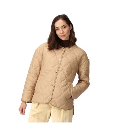 Womens/ladies Harletta Baffled Padded Jacket Barleycorn Regatta