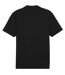 Mens Logo Pique Polo Shirt Black Puma-3