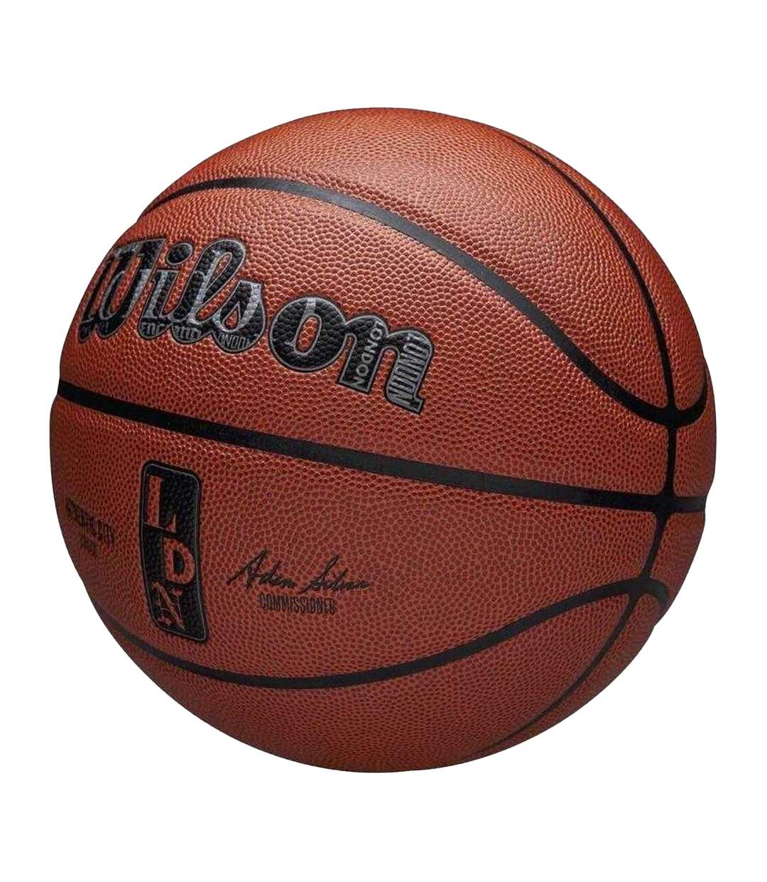 Ballon De Basket Motif/style Nba Authentic City London Taille 7 Marron Wilson-2