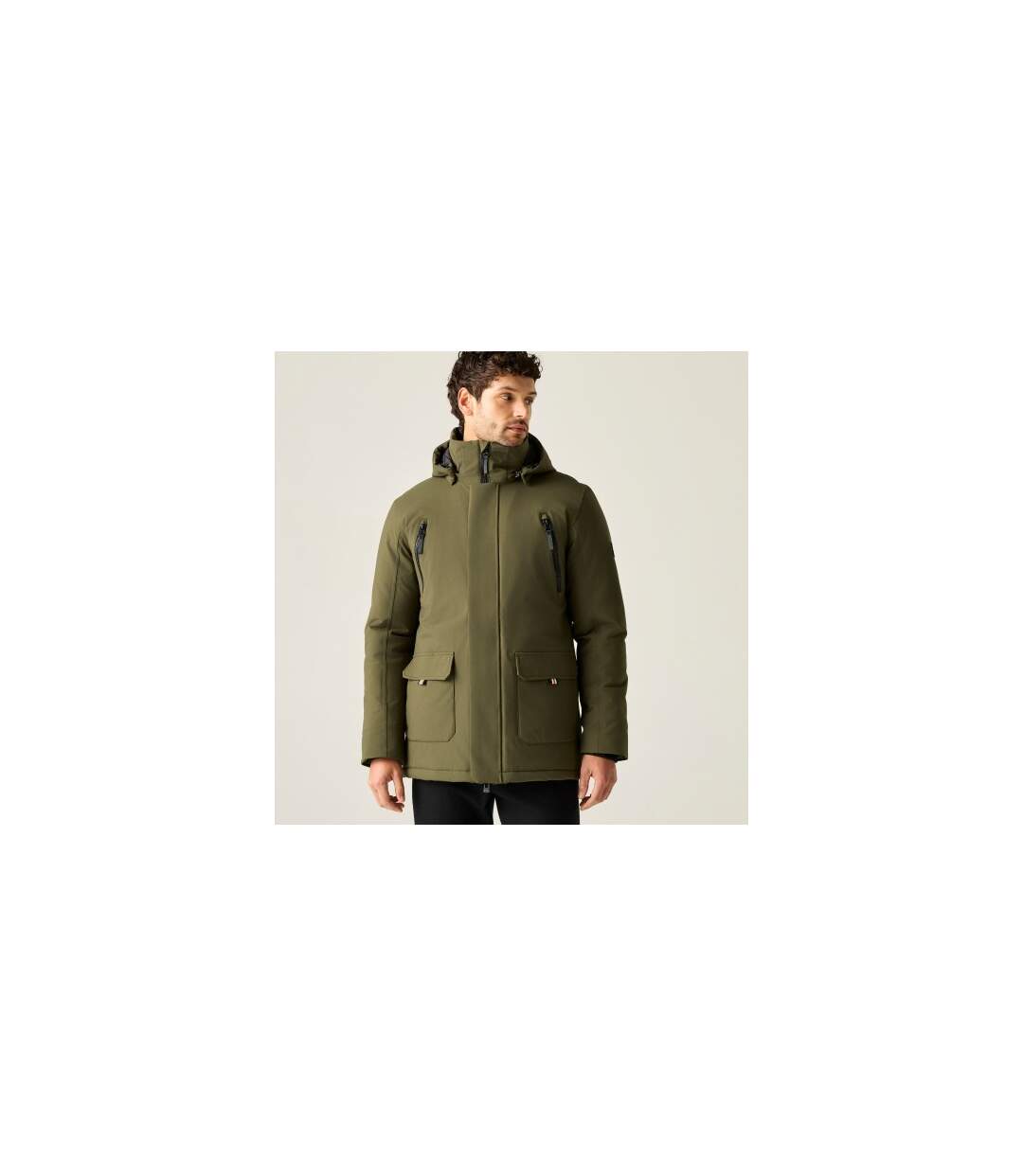 Mens Marron Waterproof Insulated Jacket Dark Khaki Regatta-1
