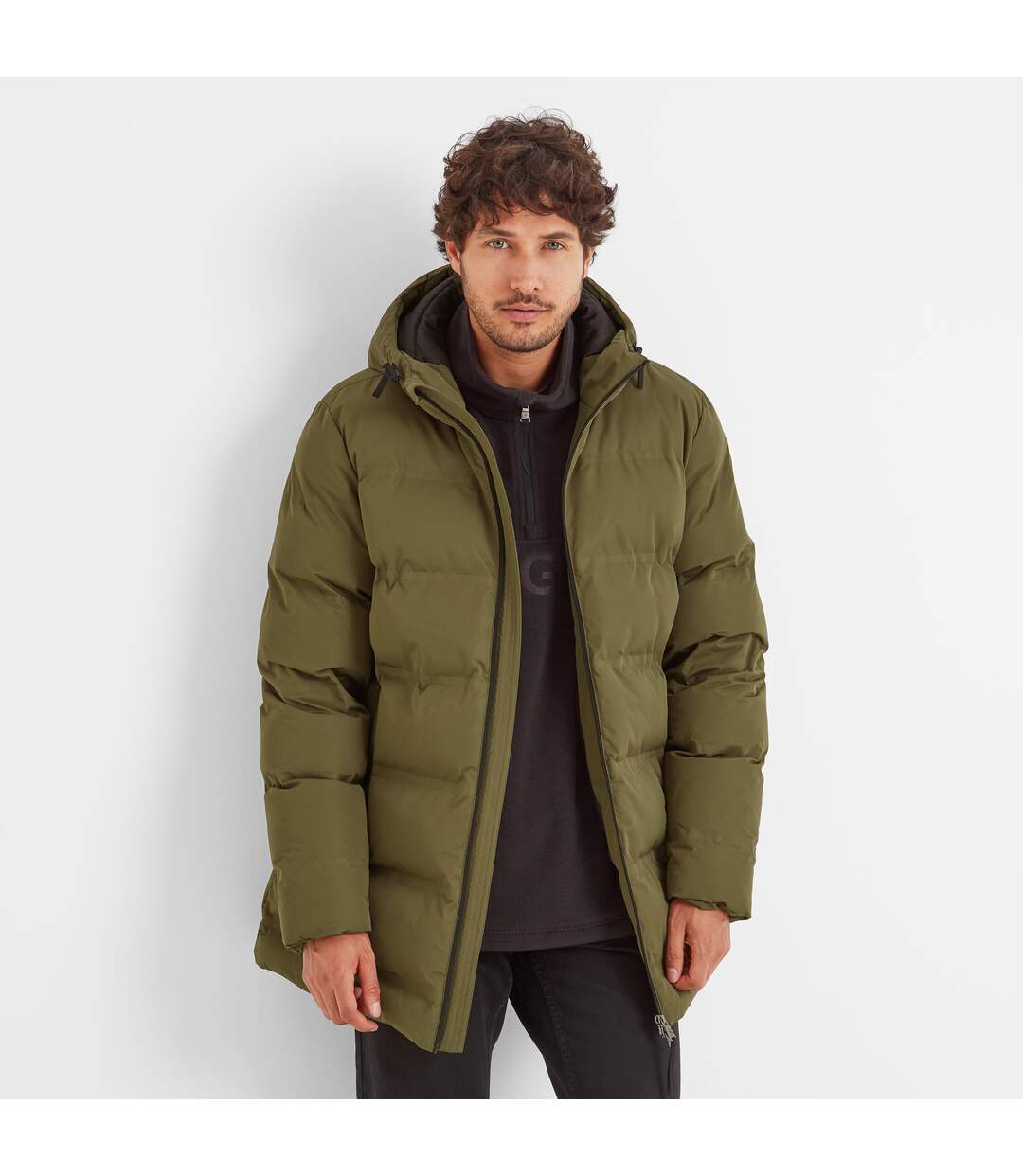 Parka matelassée brinkley pour hommes vert kaki TOG24-2