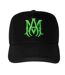 Casquette Trucker Motif/style Logo Brodé Adulte Noir Vert Amiri-1